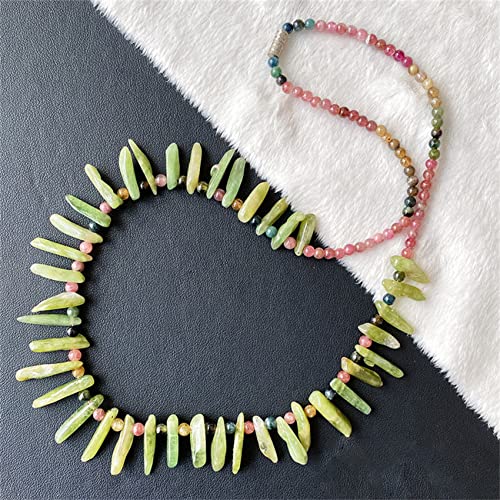 Halsketten Feng Shui Reichtum Regenbogen Turmalin Anhänger Halskette Authentische Heilung Chakra Crystal Reiki Amulett Lucky Wealth Ward Off Evil Spirits Halskette Inspirierende Geschenk für Frauen von YIHANSS