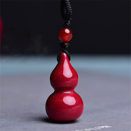 Halsketten Feng Shui Zimt Reichtum Halskette Authentische Jade -Anhänger Heilung Chakra Crystal Lucky Wealth Ward Off Evil Spirits Pullover Kette Inspirierende Geschenk für Frauen Männer, Mace von YIHANSS