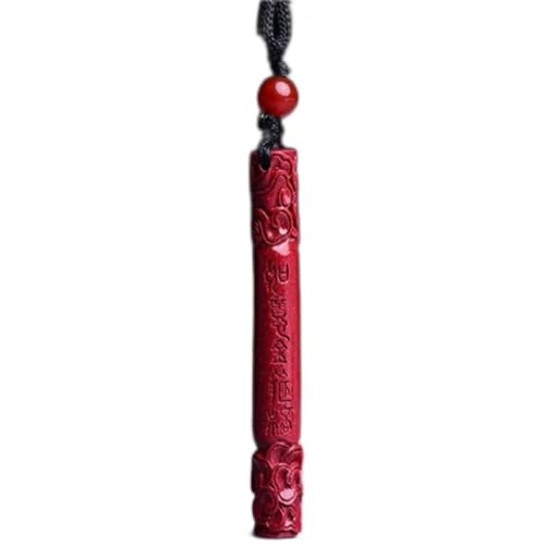 Halsketten Feng Shui Zimt Reichtum Halskette Authentische Jade -Anhänger Heilung Chakra Crystal Lucky Wealth Ward Off Evil Spirits Pullover Kette Inspirierende Geschenk für Frauen Männer, Mace von YIHANSS