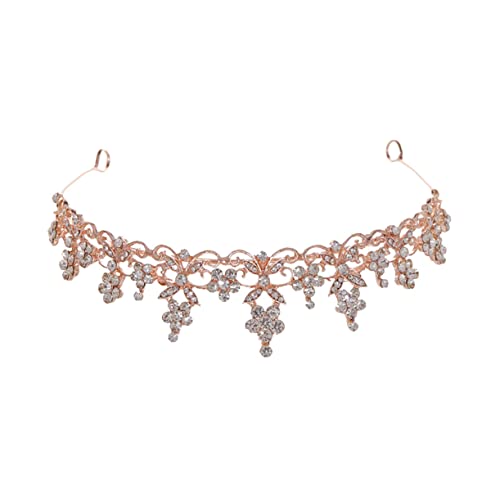 Kristallstirnbandkrondiamant Kopfstück Bridal Schmuck Schleier Stirnband Glitzebestort von YIHANSS