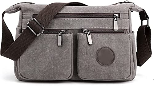 Ladies Leichtgewicht Casual Crossbody Bag Damen Multi Pocket Casual Crossbody Bag Fashion Leinwand große Kapazität Schulter Messenger Bag Damen Daily Tasche Einkaufstasche Abend Party Stadt Clutch Ladies Leichtgewicht Casual Crossbody Bag Damen Multi Pocket Casual Crossbody Bag Fashion Leinwand große Kapazität Schulter Messenger Bag Damen Daily Tasche Einkaufstasche Abend Party Stadt Clutch von YIHANSS