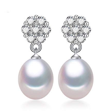 Mode Perle Ohrring Schneeflocke natürlicher Süßwasserperl Dorp Ohrring 925 Perlenschmuck für Frauen Mode Perle Ohrring Schneeflocke natürlicher Süßwasserperl Dorp Ohrring 925 Perlenschmuck für Frauen von YIHANSS