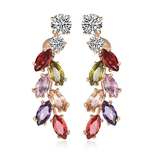 Multicolon -Kristalltraubenohren Mode Schmuck Frauen Farbe Hübsch Regenbogen Topaz Long 925 Stift Ohrringe Multicolon -Kristalltraubenohren Mode Schmuck Frauen Farbe Hübsch Regenbogen Topaz Long 925 Stift Ohrringe von YIHANSS