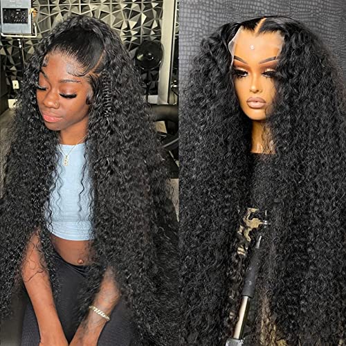 Perücke menschliches Haar Spitzen vordere Perücken tiefe lockige Welle Spitze vorderes menschliches Haar Perücken brasilianische Remy Haar 180% Dichte Lange lockige Welle transparente Spitze vor von YIHANSS