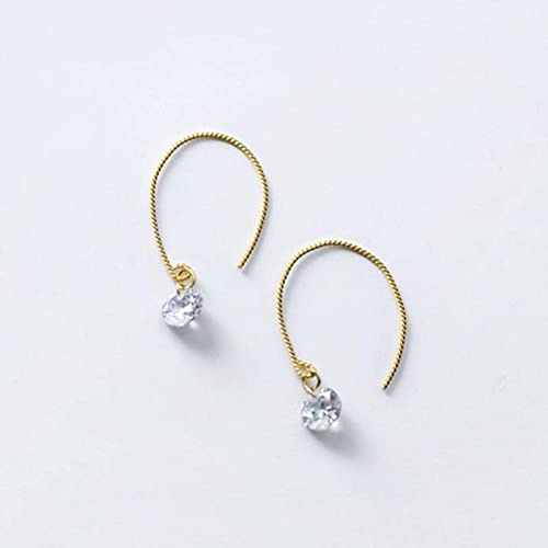 S925 Modeohrringe, einfache einzelne Diamantohrringe von Frauen, personalisierte Ohrringe S925 Modeohrringe, einfache einzelne Diamantohrringe von Frauen, personalisierte Ohrringe von YIHANSS