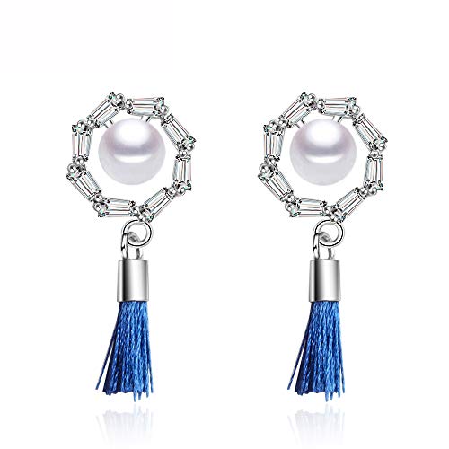 Süßwasserohrringe Quasten für Frauen, 925 Ohrringe mit Perlenschmuck, trendige natürliche Perlenohrringe weiße Mutter Geschenk Süßwasserohrringe Quasten für Frauen, 925 Ohrringe mit Perlenschmuck, trendige natürliche Perlenohrringe weiße Mutter Geschenk von YIHANSS