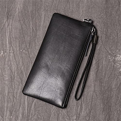 YIHANSS 1 Stück Herren-Kupplung, Lange Damen-Geldbörse, weiches Leder, dünne Handytasche, Multi-Karten-Geldbörse (Farbe: A, Größe: 20 x 1 x 10 m) von YIHANSS