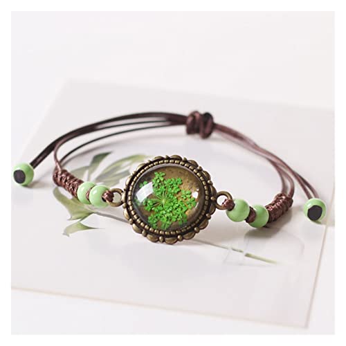 YIHANSS Armband für Frauen Armband für Frauen Mädchen Glasball Löwenzahn Armbänder Schmuck Armband Schmuck (Farbe: D) von YIHANSS