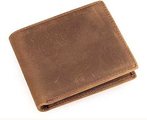 YIHANSS Herren-Geldbörse, Lange Geldbörse, Retro-Business-Geldbörse, Leder, Tickethalter, Kartenhalter, lässig (Farbe: B, Größe: 19 x 9 cm) von YIHANSS