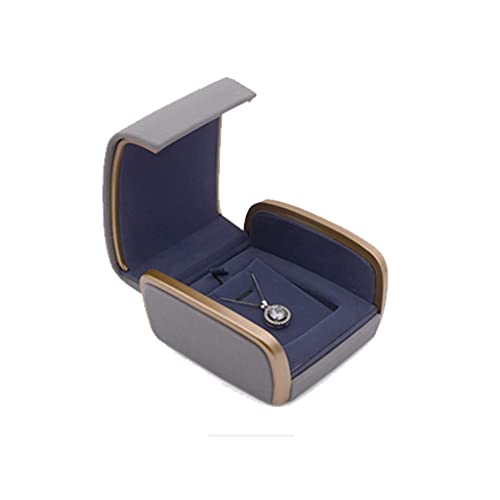 YIHANSS Kreativität Juwelierpaket Box verfügbar Ehering Anhänger Halskette Watch Brosche Juwely Geschenkkoffer (Farbe: F, Größe: 13 * 13 * 6,5 cm) von YIHANSS