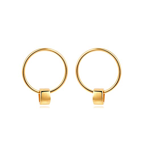 YIHANSS Ohrringe für Frauen 18k Goldschmuck hypoallergenen Stollen Ohrring von YIHANSS