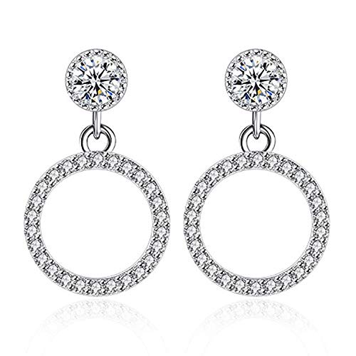 Zelligkeit 925 Sterling Silber -Ohrring mit voller Zirkonstern Dangle Ohrringe für Charme Frauen weiblicher Ohrschmuckgeschenk Zelligkeit 925 Sterling Silber -Ohrring mit voller Zirkonstern Dangle Ohrringe für Charme Frauen weiblicher Ohrschmuckgeschenk von YIHANSS