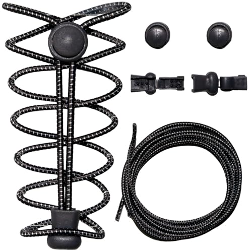 YIIOCCC Elastische Schnürsenkel, keine Schnürsenkel, Praktisch für Erwachsene und Kinder, Outdoor-Sportschnürsenkel von YIIOCCC