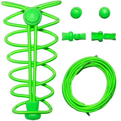 YIIOCCC Elastische Schnürsenkel, keine Schnürsenkel, Praktisch für Erwachsene und Kinder, Outdoor-Sportschnürsenkel von YIIOCCC