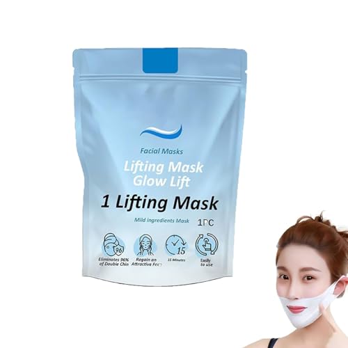 Chinology Kinnmaske Doppelkinn, Chinology Kinnliftingmaske Doppelkinn, V-Linienliftingmaske, Collagen-Gesichtsmaske, Doppelkinnreduzierer, Doppelkinn-Eliminator für Frauen (1 pcs) von YIIRA