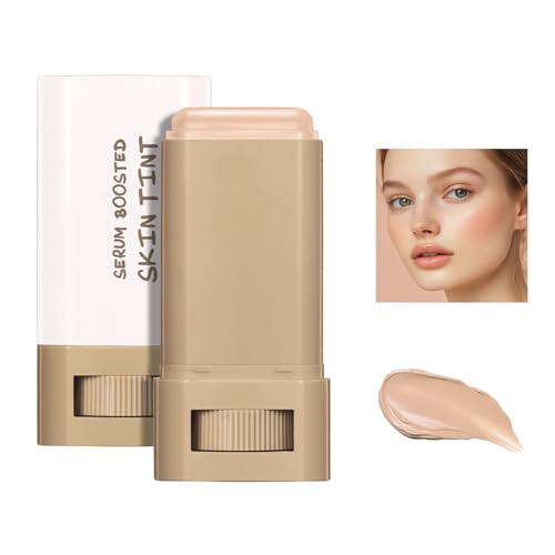 Melambo Skin Tint, Melambo Serum Boosted Skin Tint Balm, Foundation Stick Beauty Balm Serum Boosted Skintint, Feuchtigkeitsspendender Beautybalsam für Frauen (04#) von YIIRA