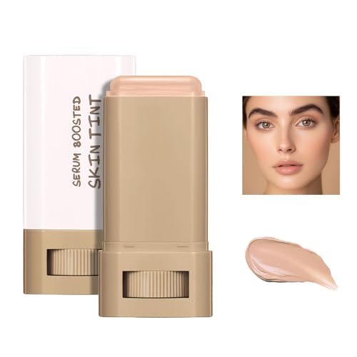 Melambo Skin Tint, Melambo Serum Boosted Skin Tint Balm, Foundation Stick Beauty Balm Serum Boosted Skintint, Feuchtigkeitsspendender Beautybalsam für Frauen (05#) von YIIRA