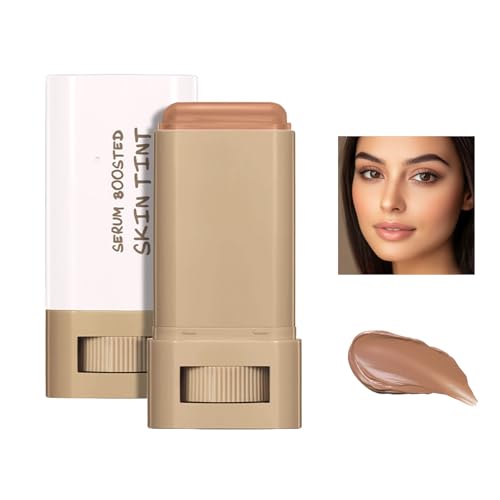 Melambo Skin Tint, Melambo Serum Boosted Skin Tint Balm, Foundation Stick Beauty Balm Serum Boosted Skintint, Feuchtigkeitsspendender Beautybalsam für Frauen (06#) von YIIRA
