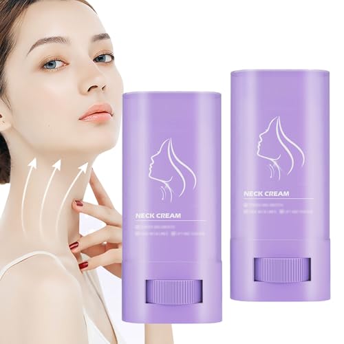Samuwak Halspflegestift, Samuwak straffender Halsstift, Samuwak Halspflegecreme, Samuwak Halspflegecreme feuchtigkeitsspendend und geschmeidig, ölpflegende straffende Halscreme für Frauen (2 pcs) von YIIRA