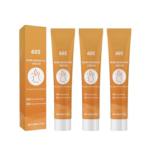 YIIRA Lippenhaarentfernungscreme für Frauen, Gesichtshaarentfernungscreme für Frauen für das Gesicht, sanfter Haarentferner für das Gesicht, Oberlippe (3 pcs) von YIIRA