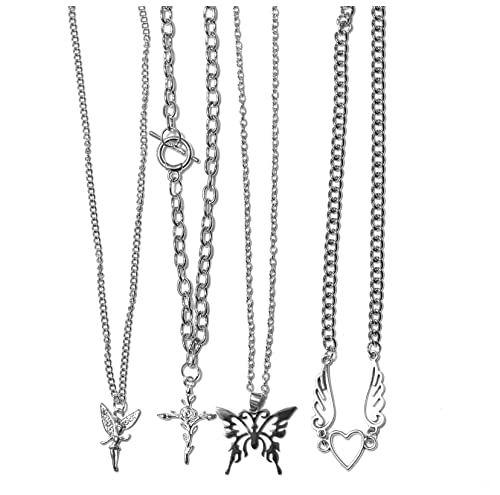 Butterfly Fairy Rose Heart Y2k Jewelry Boho Punk Emo Jewelry for Women Girls Egirls Butterfly Fairy Rose Heart Y2k Jewelry Boho Punk Emo Jewelry for Women Girls Egirls von YIISIIY