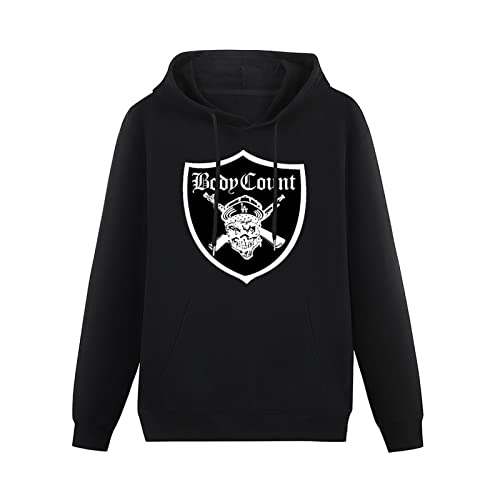 YIJIALIN Body Count Hooded Hoody with Pocket Pullover Sweatshirts Black 3XL von YIJIALIN