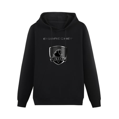 YIJIALIN Eisbrecher Eiszeit Hoodie Sweatershirt Men Ground Neck Black M von YIJIALIN