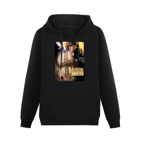 YIJIALIN Once Upon A Time in America v4 Hooded Black Movie Poster Hoodies Men's Pullover Sweatershirt Black L von YIJIALIN