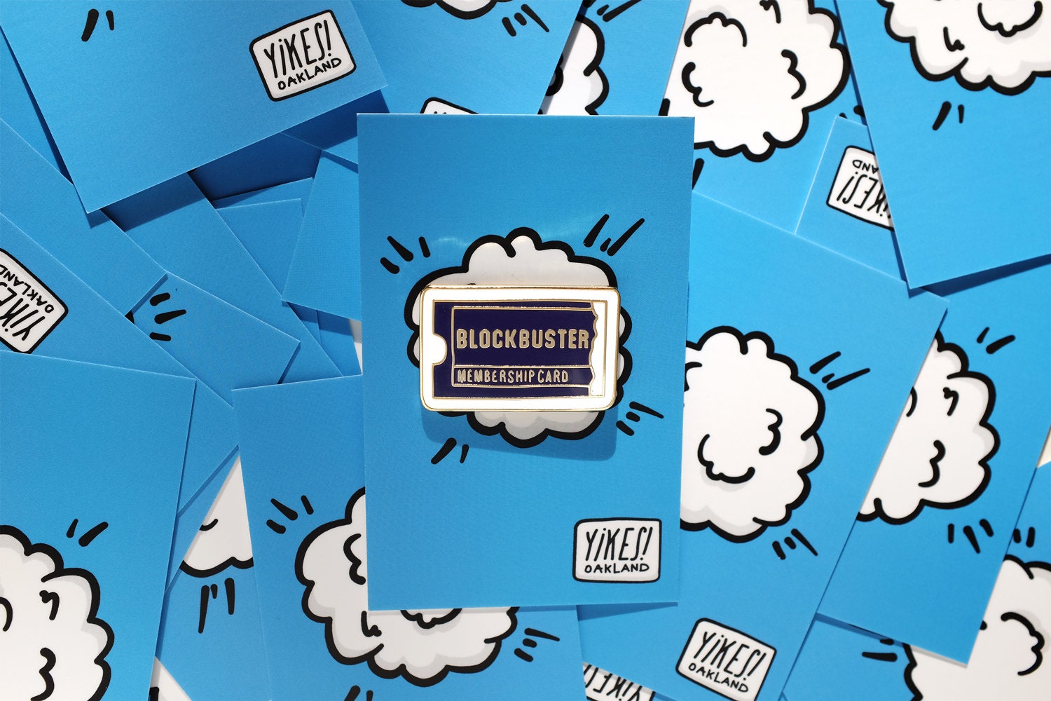 Blockbuster Hard Emaille Pin von YIKESoakland