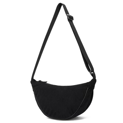 YIKOEE kleine Umhängetasche-Tasche für Damen und Herren, kleine Halbmondform von YIKOEE