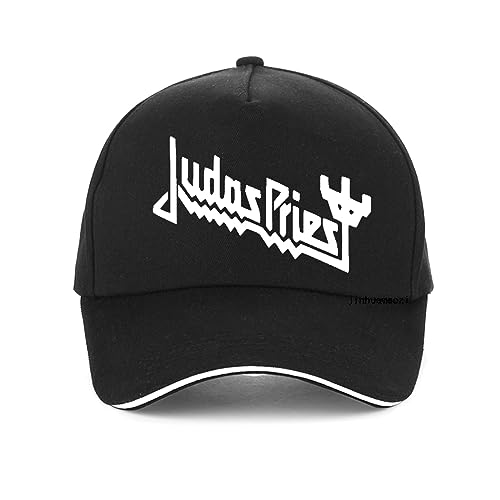 Baseballmütze Judas Priest Cap Heavy Metal Band Baseball Cap Herren Damen Hochwertige Hip Hop Snapback Cap Fashion Stage Hip Hop Hut Geschenk für Männer und Frauen von YILILK