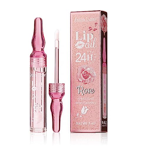 Rose Petal Moisturizing Lip Oil Long lasting Moisturizing Toot Plumping Lip Oil Moisturizing Lip Balm Basic Lip Care Suitable for Dry Lips von YILILK