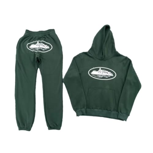 YILILK Männer/Frauen Jogging y2kcorteiz&Y2K Bottoms und Trainingsanzüge Unisex Anzug 2-teiliger,Hoodie Hip Hop Streetwear,Casual Tops und Sporthose,Letter Print Lose Hoodies und Jogging Bottoms von YILILK