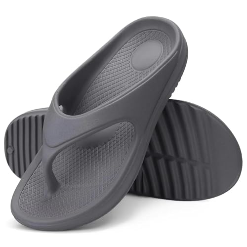 YIMAISZQ Flip Flops Damen Orthopädische Sandalen Für Frauen Bogen Unterstützung Wiederherstellung Kissen Weiche Outdoor Sommer Strandschuhe-grau-40 YIMAISZQ Flip Flops Damen Orthopädische Sandalen Für Frauen Bogen Unterstützung Wiederherstellung Kissen Weiche Outdoor Sommer Strandschuhe-grau-40 von YIMAISZQ