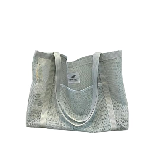 YIMAISZQ Schultertasche Damen Frauen Transparente Mesh Umhängetasche Mode Tragbare Einkaufsreise -strandnetz -netto -tasche Handtasche-grau YIMAISZQ Schultertasche Damen Frauen Transparente Mesh Umhängetasche Mode Tragbare Einkaufsreise -strandnetz -netto -tasche Handtasche-grau von YIMAISZQ