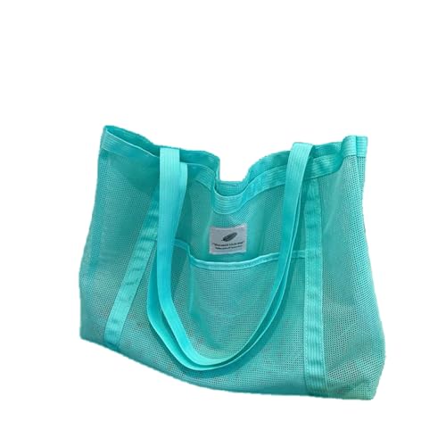 YIMAISZQ Schultertasche Damen Frauen Transparente Mesh Umhängetasche Mode Tragbare Einkaufsreise -strandnetz -netto -tasche Handtasche-minze YIMAISZQ Schultertasche Damen Frauen Transparente Mesh Umhängetasche Mode Tragbare Einkaufsreise -strandnetz -netto -tasche Handtasche-minze von YIMAISZQ
