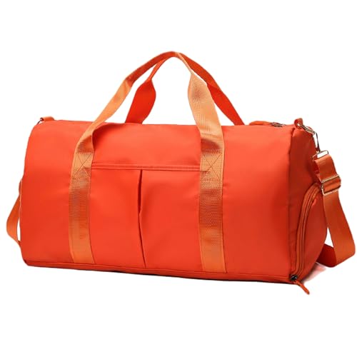 YIMAISZQ handgepäck Tasche Fitness Bag Männer Und Frauen, Die Yoga Im Freien Reisetaschen Reiset-Oxford Stoff Orange von YIMAISZQ
