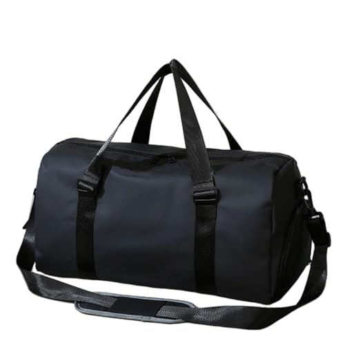 YIMAISZQ handgepäck Tasche Fitness Bag Sports Bag Hand Gepäck Storage Tasche Kurzreisetasche-wild Schwarz von YIMAISZQ