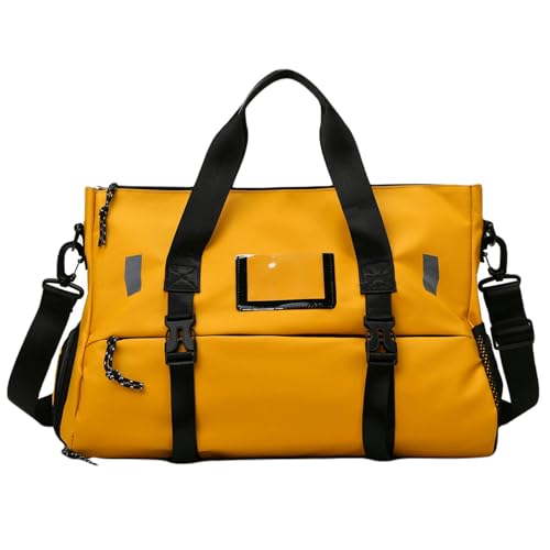YIMAISZQ handgepäck Tasche Fitness -Tasche Sportgepäck Handgeführt Yoga Bag Reisetasche-gelb von YIMAISZQ