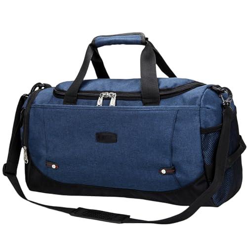 YIMAISZQ handgepäck Tasche Handicular Reisetasche Aus Dem Ballag -Schultergurt Gepäcktasche-Denim Blue-51 cm*23 cm*27 cm von YIMAISZQ