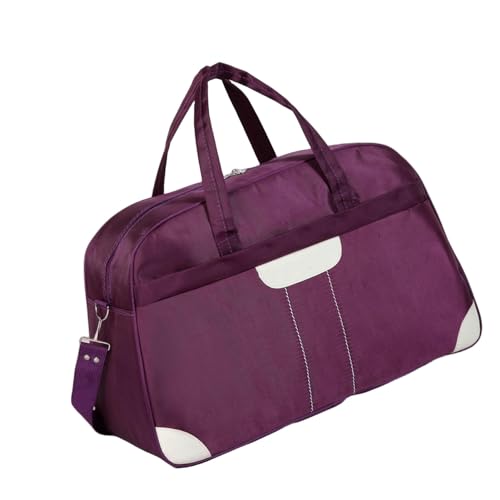 YIMAISZQ handgepäck Tasche Handicululous Reisetasche Gepäckzüte Frauen Kurzer Distanz Reisetasche-dunkelviolett-groß von YIMAISZQ