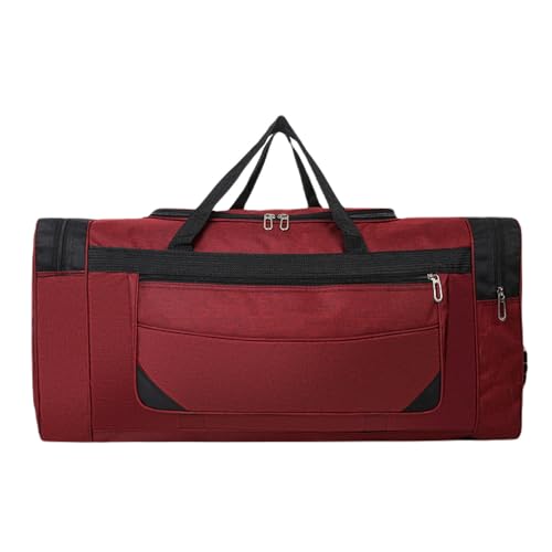 YIMAISZQ handgepäck Tasche Reisetasche Aus Reisenbeutel Anti -Plash -wasserstücke Gepäckbeutel-rot-Tipps (48 cm*20 cm*28 cm) von YIMAISZQ