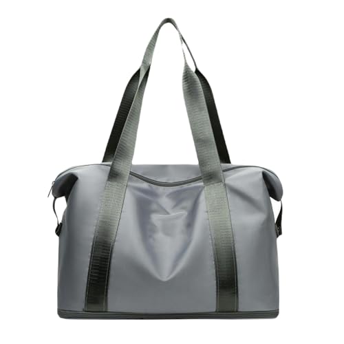 YIMAISZQ handgepäck Tasche Reisetasche Klappende Gepäckbeutel Sporttasche Handtasche Yoga Fitness Bag-grau von YIMAISZQ