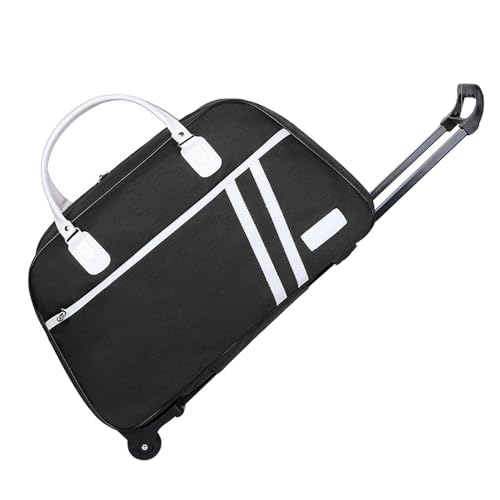 YIMAISZQ handgepäck Tasche Reisetasche Pull Rod Bag Hand -Lifted Short -distanz Travel Folding Gepäckbeutel-schwarz 01-mittel 20 Zoll von YIMAISZQ