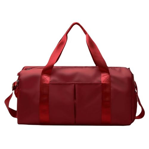 YIMAISZQ handgepäck Tasche Reisetasche Sport Yoga Bag Fitness Bag-Rotwein-groß von YIMAISZQ