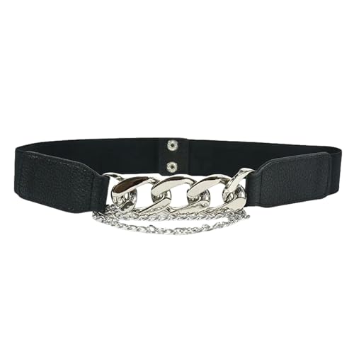 YIMAIWLX gürtel damen Fashion Weave Elastic Cummerbund Korsettsgürtel Schwarze Blaue Sommergürtel Für Frauen -bundesperle von YIMAIWLX