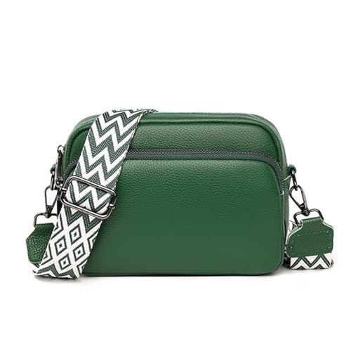 YIMAIZYY Tasche Crossbody -Tasche Für Frauen Umhängetaschen Handtasche Weibliche Feste Farbe Messenger-Ein Grüner-21 Cm 8 Cm 15 Cm von YIMAIZYY