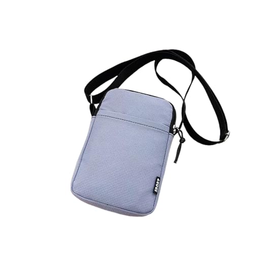 YIMAIZYY Tasche Mobiltelefontasche Frauen Messenger -Tasche Mini Kleine Crossbody -Tasche Hängende Halsmünze Vertikale Handtasche-Blau-20X13X4Cm von YIMAIZYY