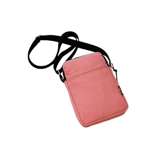 YIMAIZYY Tasche Mobiltelefontasche Frauen Messenger -Tasche Mini Kleine Crossbody -Tasche Hängende Halsmünze Vertikale Handtasche-Wassermelonenrot-20X13X4Cm von YIMAIZYY
