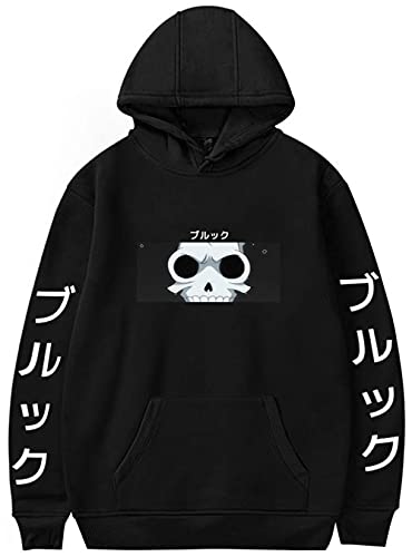 YIMIAO Damen One Piece Pullover Japanese Anime Herren Jungen Sweatshirt Mit Taschen Unisex Luffy Hoodie(XL) von YIMIAO